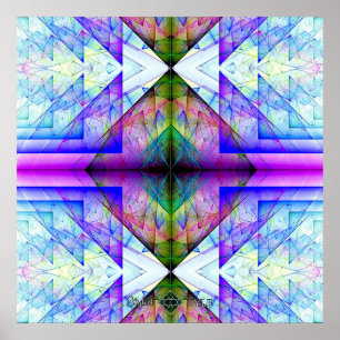 Póster Prisma triangular invertido