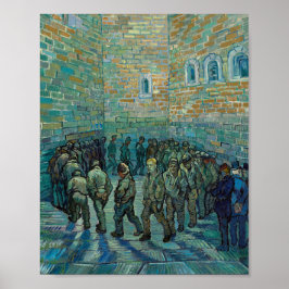 Póster Prisoners Exercising by Vincent Van Gogh