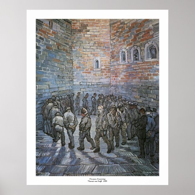 Póster Prisoners Exercising by Vincent van Gogh (Frente)
