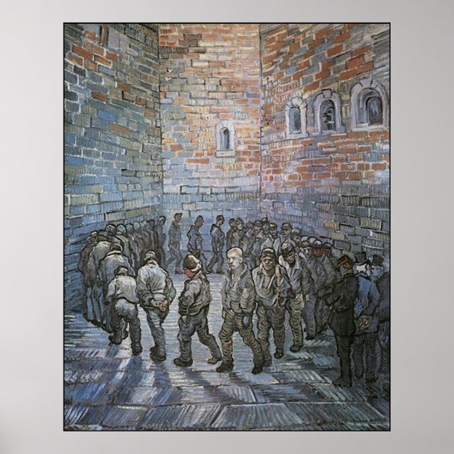 Póster Prisoners Exercising by Vincent van Gogh (Frente)
