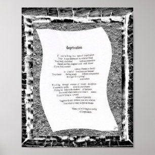 Póster Privación