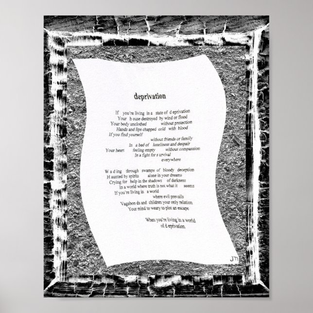 Póster Privación (Frente)
