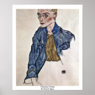 Póster Privado Voluntario Por Schiele Egon