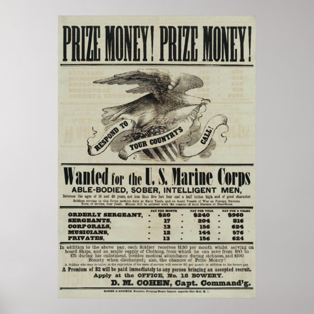 Póster Prize Money! (Frente)