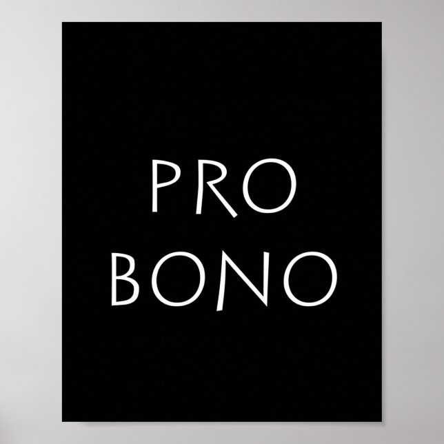 Póster Pro bono (Frente)