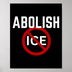 Póster Pro Inmigrante Anti Hielo Anti Trump 