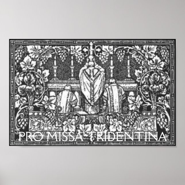PÓSTER PRO MISSA TRIDENTINA (Frente)