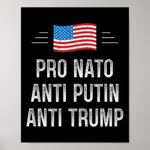 Póster Pro OTAN - Anti Putin - Anti Trump - Estilo Retro