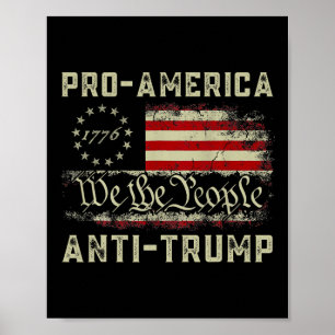 Póster Proamérica Anti-trump Nosotros El Pueblo Anti Trum
