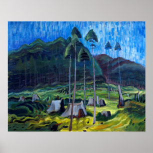 Póster Probabilidades y extremos de Emily Carr 20x16