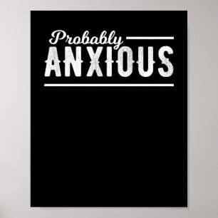 Póster Probablemente Ansiedad Ansiedad Sensibilización Em