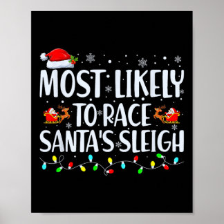 Póster Probablemente para Race Santa Navidades de la fami