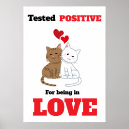 Póster PROBADO POSITIVO POR SER Poster AMOR