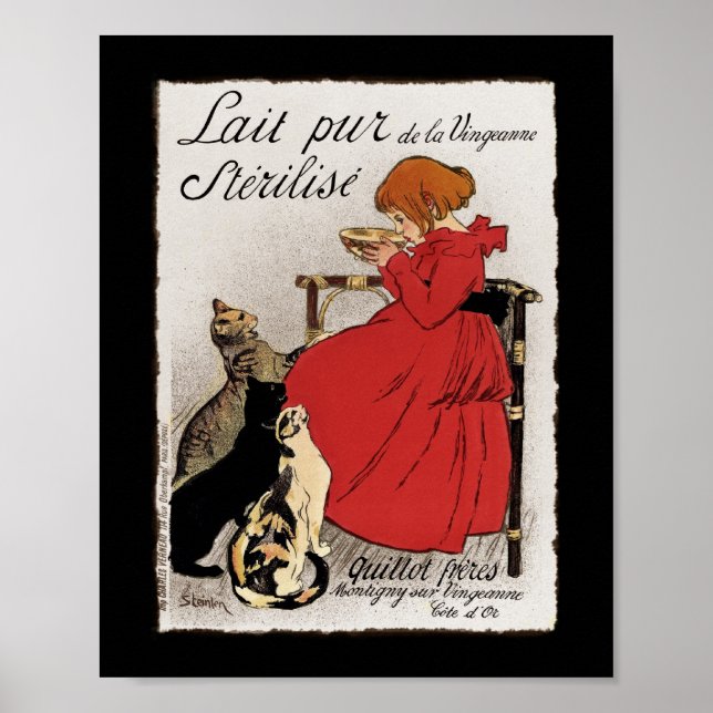 Póster Probando la leche para las gitanas (Frente)