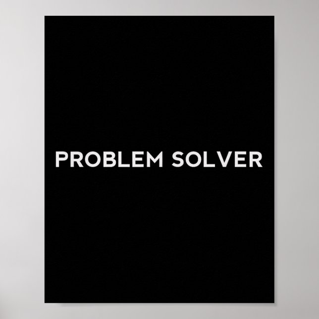 Póster Problem Solver Sitive Attitude Action Entrepreneur (Frente)
