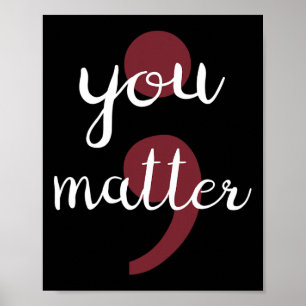 Póster Problema con la prevención del suicidio