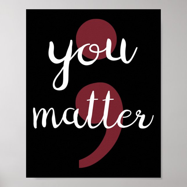 Póster Problema con la prevención del suicidio (Frente)