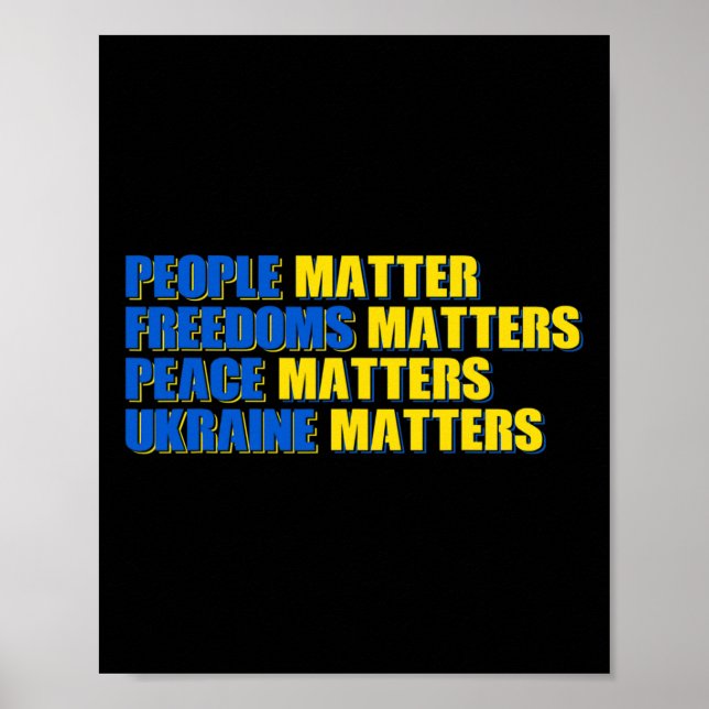 Póster Problema de las personas Libertades Problemas Prob (Frente)