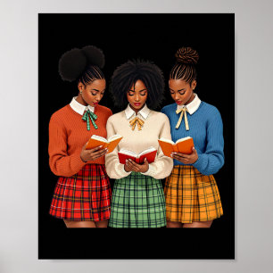 Póster Problema de Mentes Negras Leer Libro Conocimiento 
