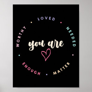 Póster Problema digno de ser amado, necesita suficiente s