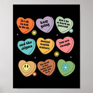 Póster Problemas de salud: basta de conciencia sobre el c