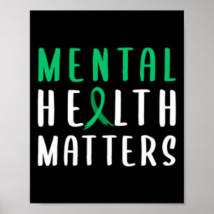 Póster Problemas de salud Cinta verde