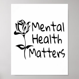 Póster Problemas de salud Conciencia mental 12 Recuperaci