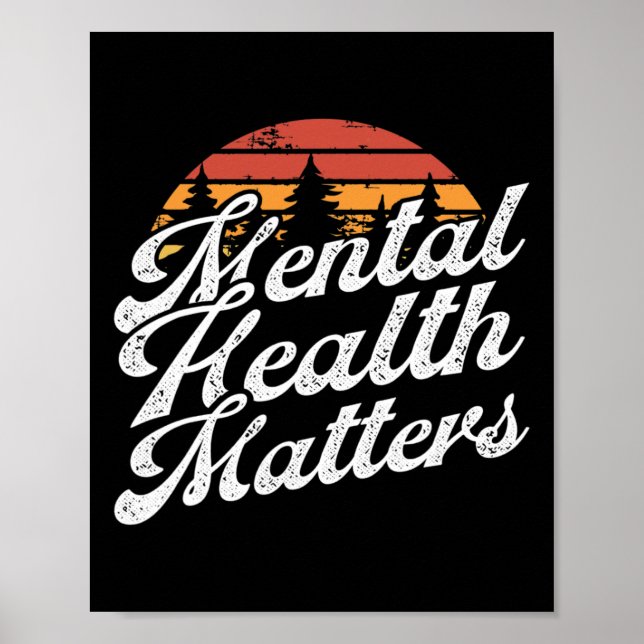 Póster Problemas de salud - Conciencia sobre las enfermed (Frente)