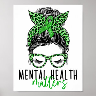 Póster Problemas de salud desordenada mujer de un bolo Ne