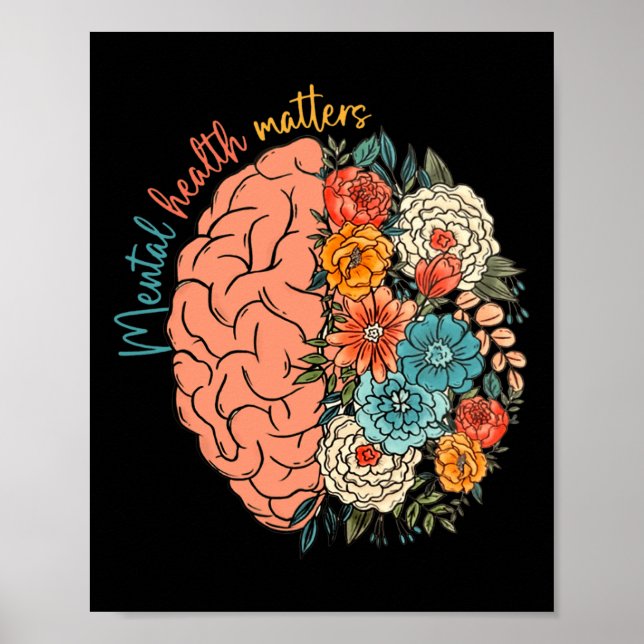 Póster Problemas de salud Enfermedad cerebral humana Sens (Frente)