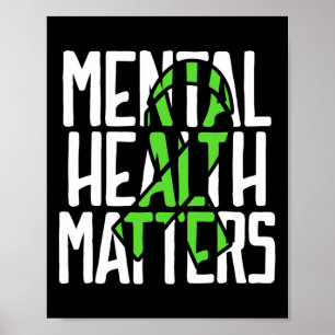 Póster Problemas de salud Lucha contra el estigma Awarene