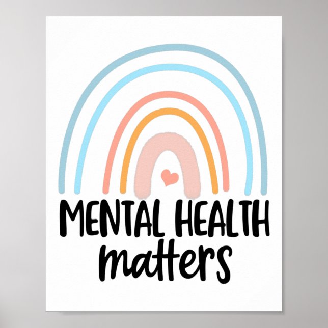 Póster Problemas de salud mental (Frente)