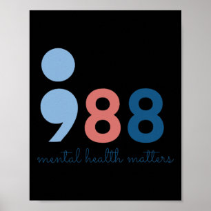 Póster Problemas de salud mental