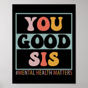 Póster Problemas de Salud Mental de Sis