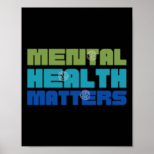Póster Problemas De Salud Mental Ecológicos Para La Salud
