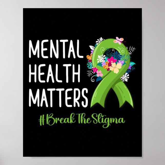 Póster Problemas de Salud Mental Lucha Contra el Estigma  (Frente)