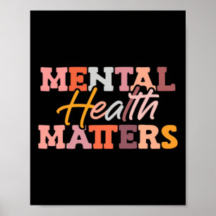 Póster Problemas de salud mental Sensibilización nacional