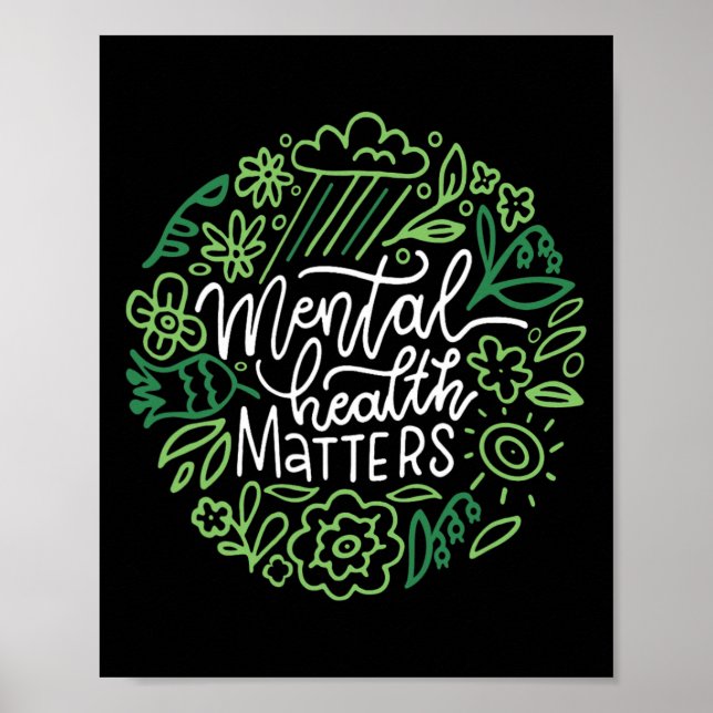 Póster Problemas de salud ponen fin al estigma sobre la s (Frente)