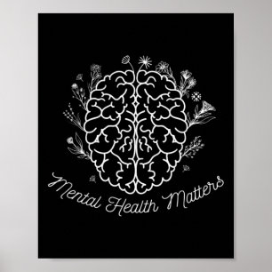 Póster Problemas de salud regalo conciencia de enfermedad