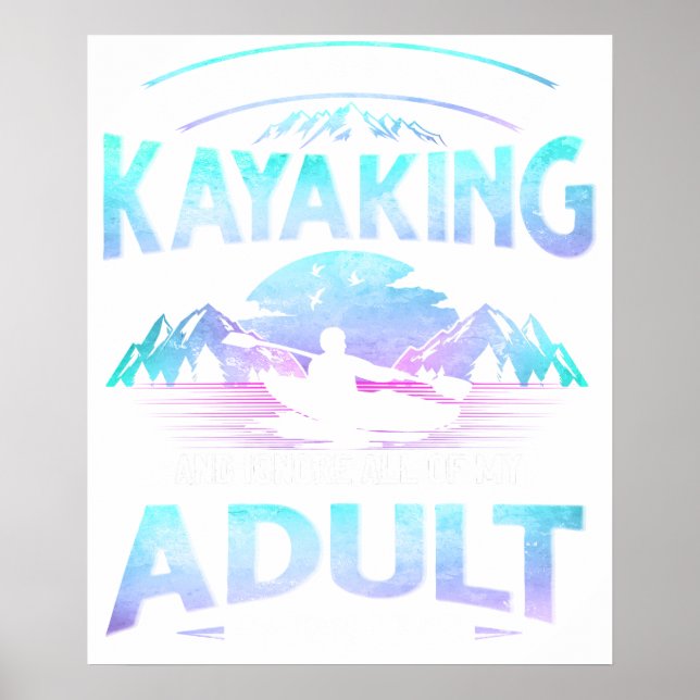 Póster Problemas del viejo camping. (Frente)