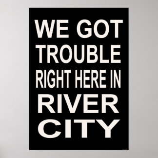 Póster PROBLEMAS EN LA CIUDAD DEL RÍO (15 x 22)