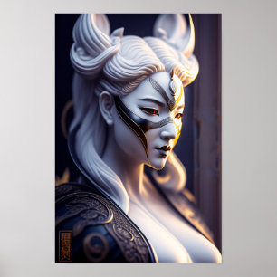 Póster Procelain Woman