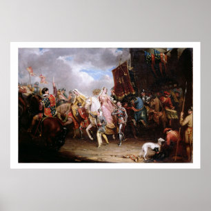 Póster Procesión al Roiall Justs Holden en Smithfiel