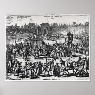 Póster Procesión de las puertas de Macao