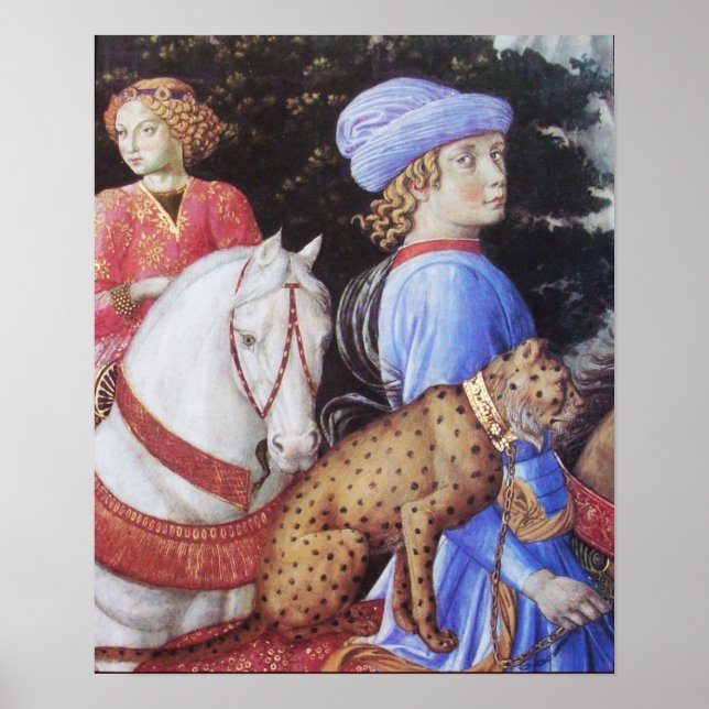 Póster Procesión de Magus Melchior, Caballos Riders, Gato (Frente)