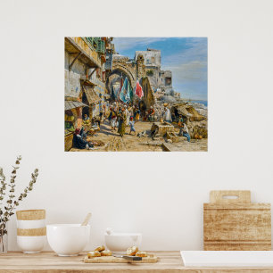 Póster Procesión en Jaffa Gustav Bauernfeind
