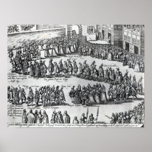 Póster Procesión isabelina (Frente)