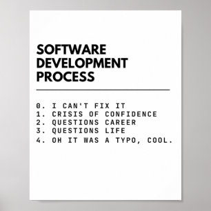Póster Proceso de Desarrollo de Software Desarrolladores 
