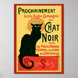 Póster Prochainement Le Chat Noir Steinlen Bella Artes