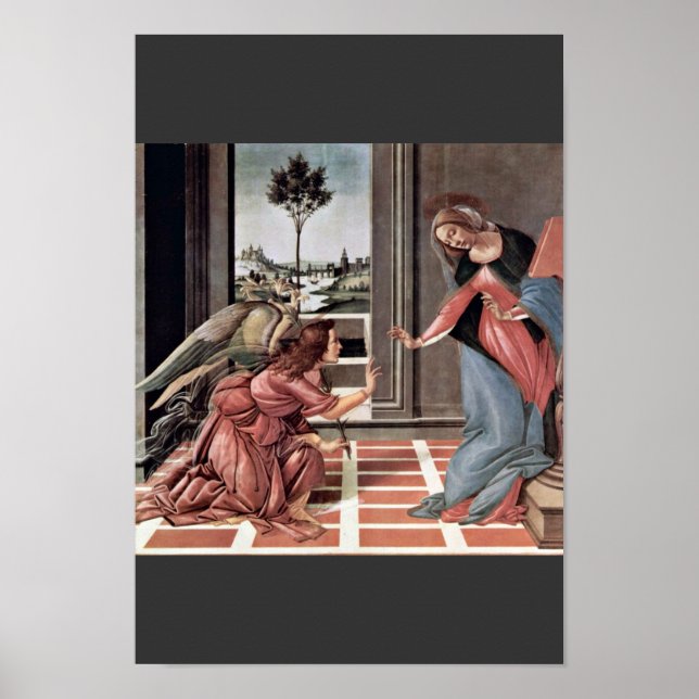 Póster Proclamación De Botticelli Sandro (Mejor Calidad) (Frente)